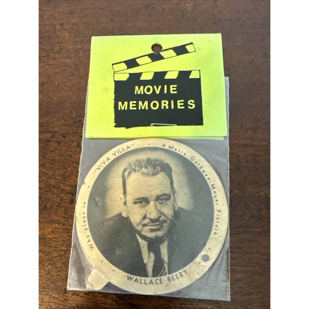 Viva Villa 1934 Wallace Beery Dixie Cup Lid